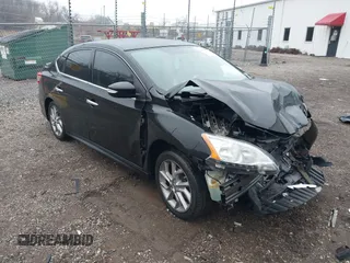 2015 Nissan Sentra S with VIN 3N1AB7AP3FY250188, listed as a IAAI auction lot 41197719 with 165,538 mi miles and . Bid and sale history available at DreamBid. Image 1.
