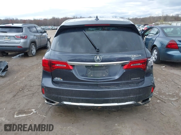 2019 Acura MDX w/Technology Pkg with VIN 5J8YD4H50KL008665, listed as a IAAI auction lot 42043373 with 77,665 mi miles. Bid and sale history available at carsss.com. Image 16.