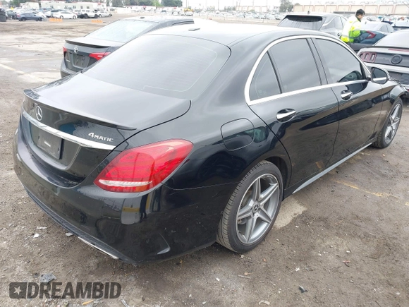 2016 Mercedes-Benz C 300 Luxury with VIN 55SWF4KB6GU111323, listed as a IAAI auction lot 41885504 with 100,915 mi miles and . Bid and sale history available at carsss.com. Image 4.