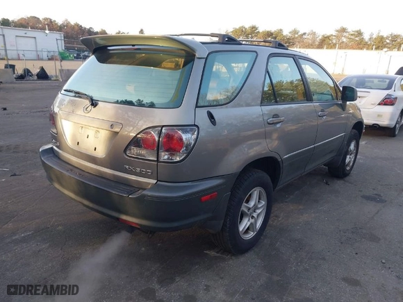 2001 Lexus RX 300 with VIN JTJHF10U810221788, listed as a IAAI auction lot 41606372 with 160,592 mi miles. Bid and sale history available at carsss.com. Image 4.