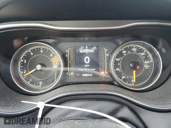 2021 Jeep Cherokee Latitude Plus z VIN 1C4PJLLB5MD112852, wystawiony jako Copart lot #51760005 z przebiegiem 80 804 mil mil oraz Szkoda całkowita • Salvage title. Historia ofert i sprzedaży dostępna na DreamBid. Obrazek 9.