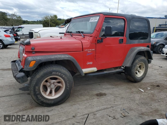 1997 Jeep Wrangler Sport with VIN 1J4FY19S1VP548675, listed as a Copart auction lot 66413504 with 0 mi miles and Salvage Title. Bid and sale history available at carsss.com. Image 1.