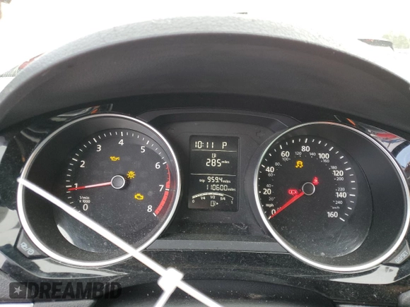 2015 Volkswagen Jetta Sport with VIN 3VWD17AJ0FM417412, listed as a Copart auction lot 48151525 with 110,600 mi miles and Salvage title. Bid and sale history available at DreamBid. Image 9.