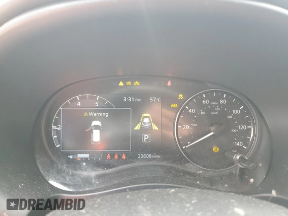 2024 Nissan Kicks SV z VIN 3N1CP5CV2RL486939, wystawiony jako Copart lot #50203245 z przebiegiem 23 608 mil mil oraz Nie do naprawy • Non repairable. Historia ofert i sprzedaży dostępna na DreamBid. Obrazek 9.