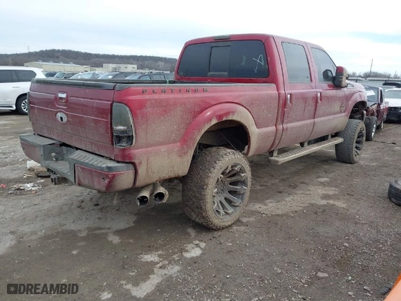 2015 Ford Super Duty F-250 SRW Lariat with VIN 1FT7W2BT9FEA86761, listed as a IAAI auction lot 41236134 with 262,925 mi miles. Bid and sale history available at carsss.com. Image 4.