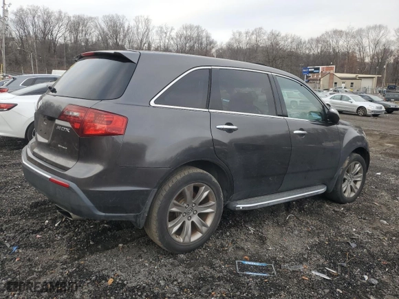 2012 Acura MDX Advance Pkg with VIN 2HNYD2H65CH526288, listed as a Copart auction lot 83744464 with 179,739 mi miles and Salvage Title. Bid and sale history available at carsss.com. Image 3.