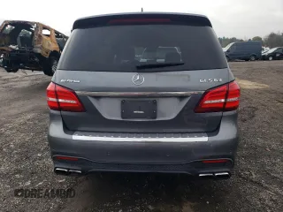 2017 Mercedes-Benz GLS with VIN 4JGDF7FEXHA893212, listed as a Copart auction lot 80876754 with 110,073 mi miles and Salvage Title. Bid and sale history available at carsss.com. Image 6.