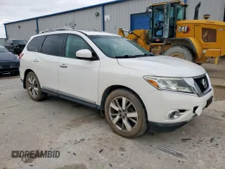 2013 Nissan Pathfinder Platinum with VIN 5N1AR2MM1DC645629, listed as a Copart auction lot 58501165 with 172,776 mi miles and Clean title. Bid and sale history available at DreamBid. Image 4.