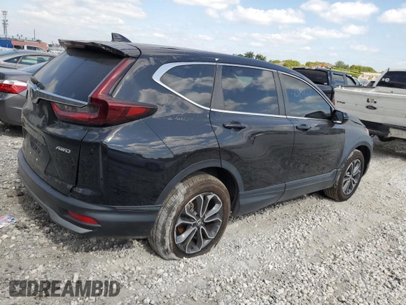 2021 Honda CR-V EX with VIN 5J6RW2H56ML014906, listed as a Copart auction lot 54854445 with 67,403 mi miles and Salvage Title. Bid and sale history available at carsss.com. Image 3.