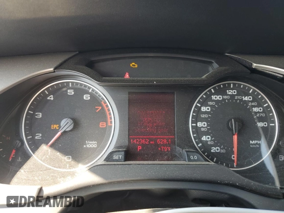 2010 Audi A4 2.0T Premium with VIN WAUAFAFL2AN035487, listed as a Copart auction lot 76090644 with 142,362 mi miles and Salvage Title. Bid and sale history available at carsss.com. Image 9.