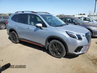 2023 Subaru Forester Special Sports with VIN JF2SKAJC8PH546995, listed as a Copart auction lot 62871705 with 22,773 mi miles and Salvage title. Bid and sale history available at DreamBid. Image 4.