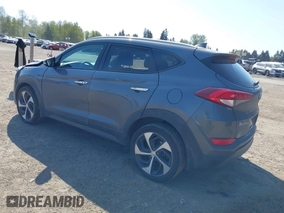 2016 Hyundai Tucson Limited with VIN KM8J33A26GU137391, listed as a IAAI auction lot 42088662 with 72,048 mi miles. Bid and sale history available at carsss.com. Image 3.