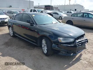 2014 Audi A4 Premium Plus with VIN WAUFFAFL6EN042986, listed as a IAAI auction lot 42342650 with 140,441 mi miles and . Bid and sale history available at DreamBid. Image 1.