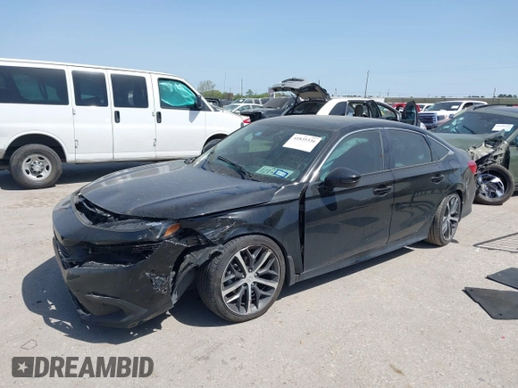 2024 Honda Civic Touring z VIN 2HGFE1F9XRH326146, wystawiony jako IAAI lot #41835336 z przebiegiem 8 469 mil mil oraz . Historia ofert i sprzedaży dostępna na DreamBid. Obrazek 2.