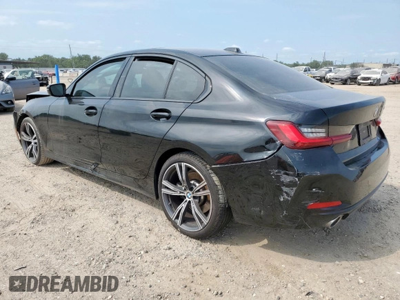 2023 BMW 3 Series 330i with VIN 3MW69FF08P8D30427, listed as a Copart auction lot 58085895 with 27,608 mi miles and Salvage title. Bid and sale history available at DreamBid. Image 2.