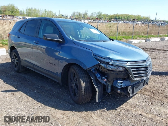 2024 Chevrolet Equinox LS with VIN 3GNAXHEG9RL366616, listed as a IAAI auction lot 42214696 with 8,132 mi miles and . Bid and sale history available at DreamBid. Image 1.