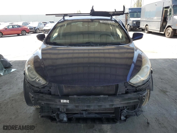 2012 Hyundai Elantra GLS with VIN 5NPDH4AE8CH072065, listed as a Copart auction lot 52552115 with 164,425 mi miles and Salvage Title. Bid and sale history available at carsss.com. Image 5.