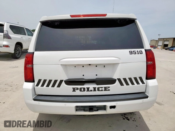 2020 Chevrolet Tahoe Commercial with VIN 1GNLCDEC0LR115610, listed as a Copart auction lot 56468665 with Not provided miles and Salvage title. Bid and sale history available at DreamBid. Image 6.