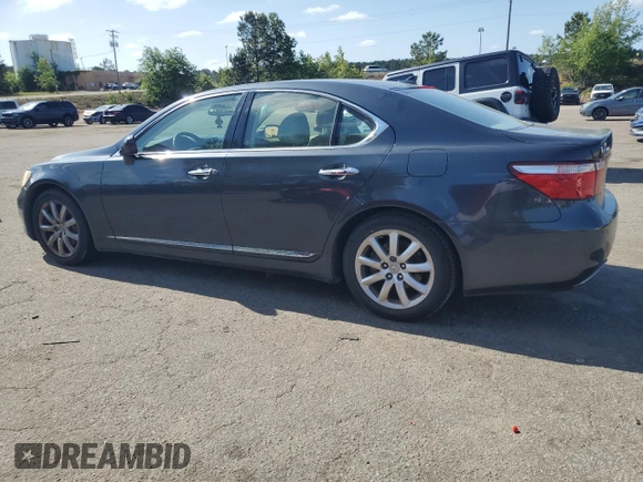 2007 Lexus LS 460 с VIN JTHBL46F275023908, выставлен на аукционе Copart как лот 54931675 с пробегом 277 028 миль миль и Чистый • Clean title. История ставок и продаж доступна на DreamBid. Изображение 2.