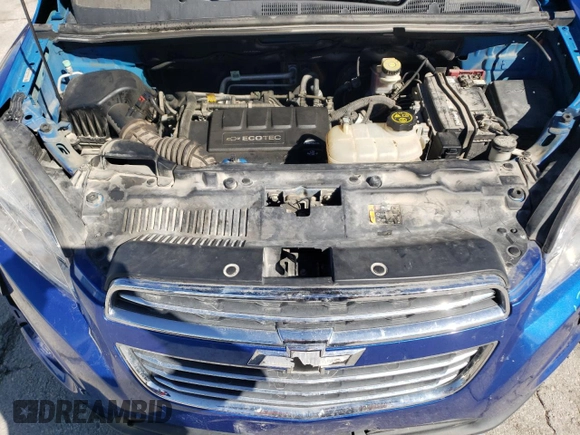 2015 Chevrolet Trax LT with VIN KL7CJLSB8FB253619, listed as a Copart auction lot 47884945 with 103,218 mi miles and Salvage Title. Bid and sale history available at carsss.com. Image 12.
