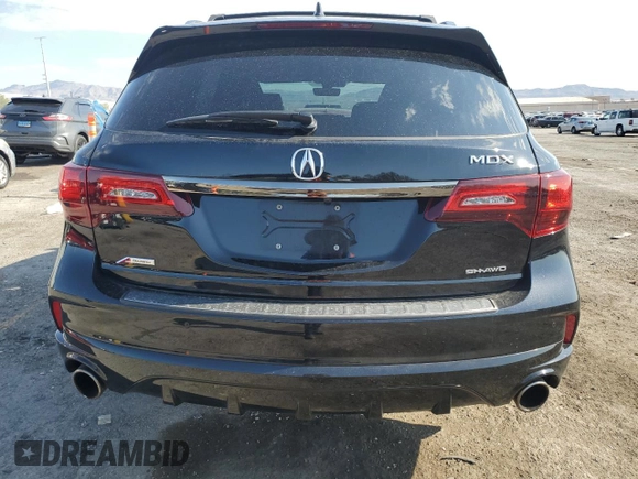 2019 Acura MDX Technology with VIN 5J8YD4H05KL011873, listed as a Copart auction lot 60115525 with 47,025 mi miles and Salvage title. Bid and sale history available at DreamBid. Image 6.