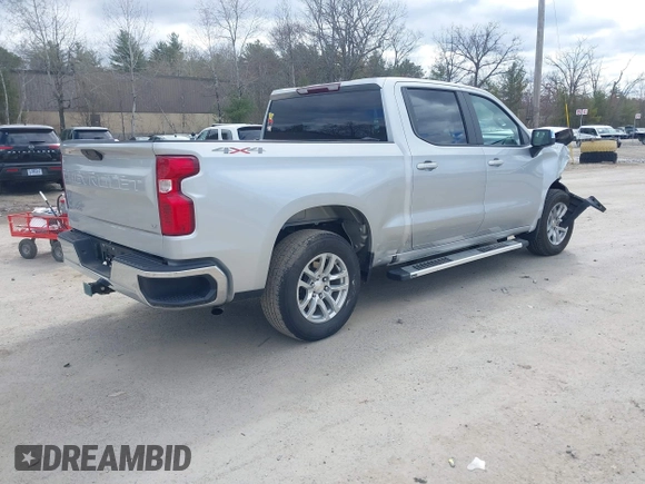 2019 Chevrolet Silverado 1500 LT with VIN 1GCUYDED1KZ111474, listed as a IAAI auction lot 42050470 with 50,851 mi miles. Bid and sale history available at carsss.com. Image 4.