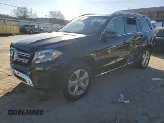 2018 Mercedes-Benz GLS 450 with VIN 4JGDF6EE3JB100554, listed as a Copart auction lot 80287543 with 120,206 mi miles and . Bid and sale history available at DreamBid. Image 1.