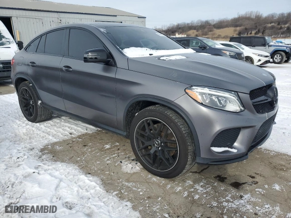 2017 Mercedes-Benz GLE with VIN 4JGED6EB7HA073567, listed as a Copart auction lot 45464855 with 130,254 mi miles and Clean Title. Bid and sale history available at carsss.com. Image 4.