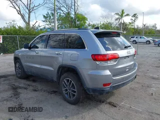 2020 Jeep Grand Cherokee Limited with VIN 1C4RJEBG1LC245405, listed as a IAAI auction lot 41489446 with 33,052 mi miles. Bid and sale history available at carsss.com. Image 3.