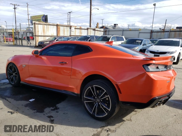 2018 Chevrolet Camaro 2LT with VIN 1G1FD1RSXJ0161054, listed as a Copart auction lot 43664293 with 24,817 mi miles. Bid and sale history available at carsss.com. Image 2.