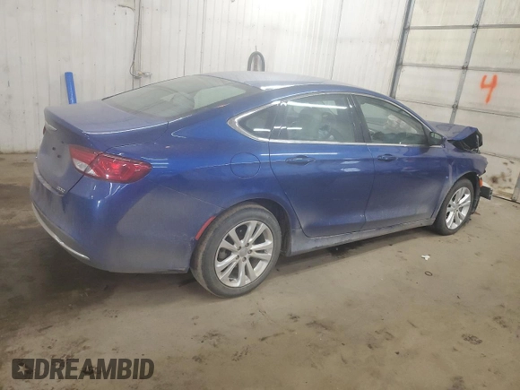2016 Chrysler 200 Limited with VIN 1C3CCCAB0GN187733, listed as a Copart auction lot 53002965 with 98,223 mi miles and Salvage Title. Bid and sale history available at carsss.com. Image 3.