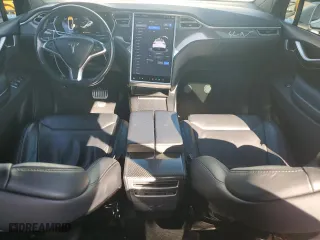 2017 Tesla Model X 90D with VIN 5YJXCBE21HF044498, listed as a Copart auction lot 49305475 with 86,064 mi miles and Salvage Title. Bid and sale history available at carsss.com. Image 8.