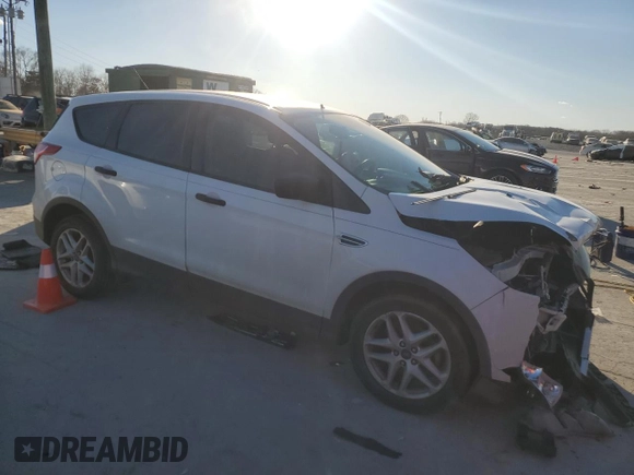 2016 Ford Escape S with VIN 1FMCU0F72GUB14926, listed as a Copart auction lot 46843265 with 0 mi miles and Salvage Title. Bid and sale history available at carsss.com. Image 4.