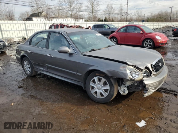 2002 Hyundai Sonata with VIN KMHWF25H52A617339, listed as a Copart auction lot 46359015 with 135,828 mi miles and Salvage Title. Bid and sale history available at carsss.com. Image 4.