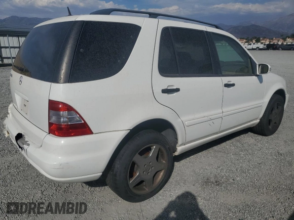 2002 Mercedes-Benz M-Class with VIN 4JGAB54E52A354218, listed as a Copart auction lot 73597344 with 161,247 mi miles and Clean Title. Bid and sale history available at carsss.com. Image 3.