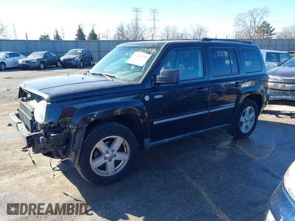 2010 Jeep Patriot Sport with VIN 1J4NF1GB2AD624078, listed as a IAAI auction lot 41635298 with 181,537 mi miles. Bid and sale history available at carsss.com. Image 2.