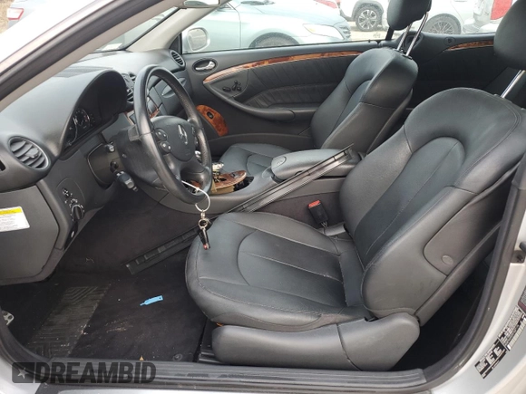 2005 Mercedes-Benz CLK 320 with VIN WDBTK65G55T037176, listed as a Copart auction lot 75594214 with Not Provided miles and Salvage Title. Bid and sale history available at DreamBid. Image 7.