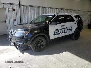 2019 Ford Police Interceptor Utility z VIN 1FM5K8AR3KGA63319, wystawiony jako Copart lot #49669175 z przebiegiem 100 110 mil mil oraz Szkody całkowita. Historia ofert i sprzedaży dostępna na DreamBid. Obrazek 1.