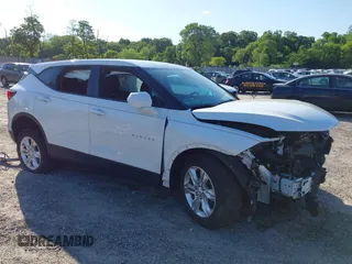 2022 Chevrolet Blazer LT with VIN 3GNKBCR44NS126346, listed as a IAAI auction lot 42287265 with 56,496 mi miles and . Bid and sale history available at DreamBid. Image 1.