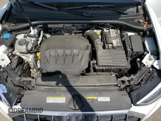 2020 Audi Q3 S line Premium Plus with VIN WA1EECF36L1030607, listed as a Copart auction lot 54425725 with 45,796 mi miles and Salvage Title. Bid and sale history available at carsss.com. Image 12.
