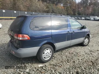 2002 Toyota Sienna LE with VIN 4T3ZF13C32U499019, listed as a Copart auction lot 78539864 with 191,055 mi miles and Salvage Title. Bid and sale history available at carsss.com. Image 3.