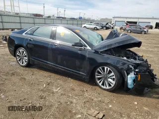 2018 Lincoln MKZ Hybrid Reserve with VIN 3LN6L5MU6JR601499, listed as a Copart auction lot 48224625 with Not provided miles and Salvage title. Bid and sale history available at DreamBid. Image 4.