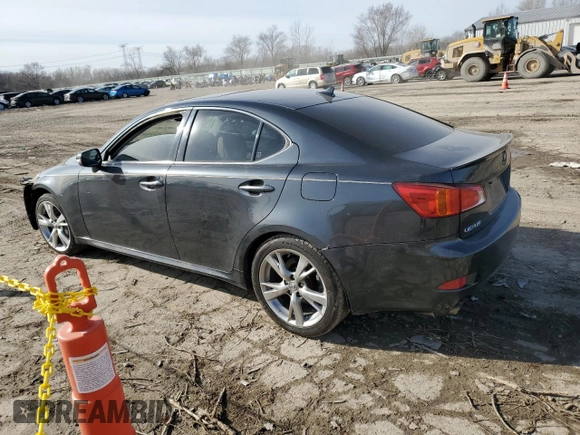 2010 Lexus IS 350 with VIN JTHBE5C23A5024803, listed as a Copart auction lot 44814125 with Not Provided miles and Salvage Title. Bid and sale history available at DreamBid. Image 2.