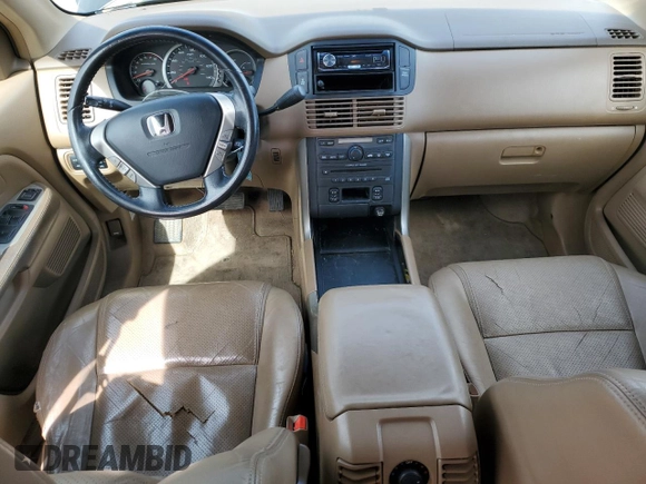 2005 Honda Pilot EX-L z VIN 5FNYF18585B066439, wystawiony jako Copart lot #48514715 z przebiegiem 157 781 mil mil oraz Szkody całkowita. Historia ofert i sprzedaży dostępna na DreamBid. Obrazek 8.