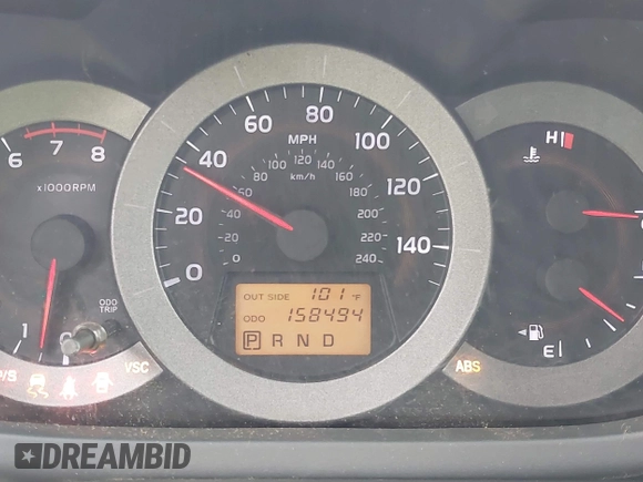 2008 Toyota RAV4 Sport with VIN JTMZK32V585017192, listed as a IAAI auction lot 42673654 with 158,494 mi miles and . Bid and sale history available at DreamBid. Image 7.
