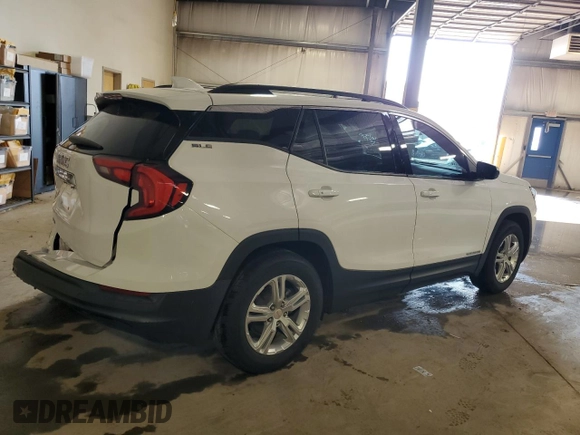 2020 GMC Terrain SLE with VIN 3GKALMEV9LL179996, listed as a Copart auction lot 59338565 with 50,990 mi miles and Salvage title. Bid and sale history available at DreamBid. Image 3.