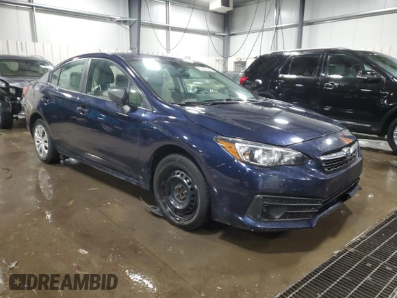 2021 Subaru Impreza with VIN 4S3GKAB61M3606699, listed as a Copart auction lot 82327984 with 118,499 mi miles and Salvage Title. Bid and sale history available at carsss.com. Image 4.