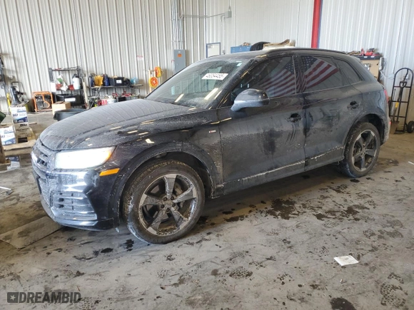 2019 Audi Q5 Prestige with VIN WA1FNAFY1K2026607, listed as a Copart auction lot 46354455 with 76,637 mi miles and Non Repairable. Bid and sale history available at carsss.com. Image 1.