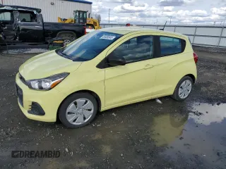 2017 Chevrolet Spark LS with VIN KL8CB6SA8HC830227, listed as a Copart auction lot 48408045 with 60,768 mi miles and Salvage Title. Bid and sale history available at carsss.com. Image 1.