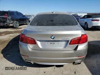 2013 BMW 5 Series 550i with VIN WBAFR9C57DDX80358, listed as a Copart auction lot 47297995 with 120,158 mi miles and Clean Title. Bid and sale history available at carsss.com. Image 6.